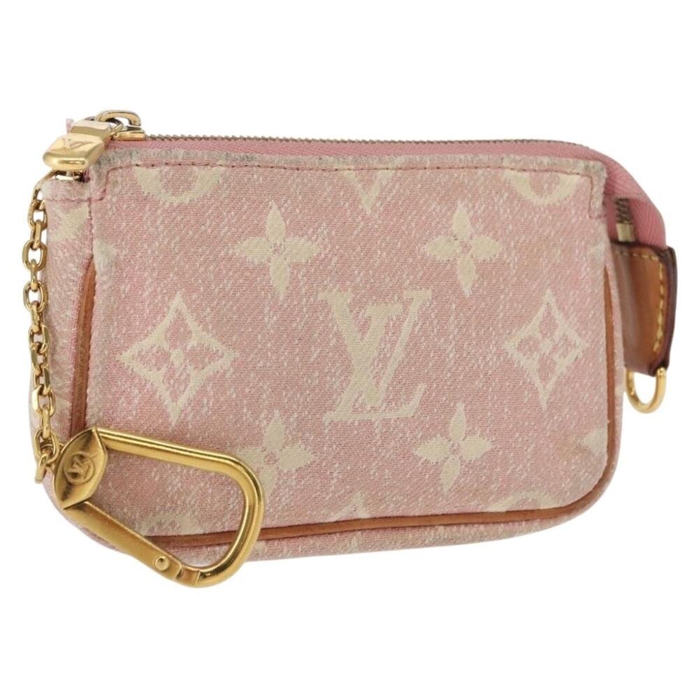 Louis Vuitton Monogram Jaguar Micro Pouches Coin Purse Pink